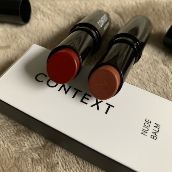 Context Makeup Context Nude Lip Balm Duo Set Bnib Poshmark